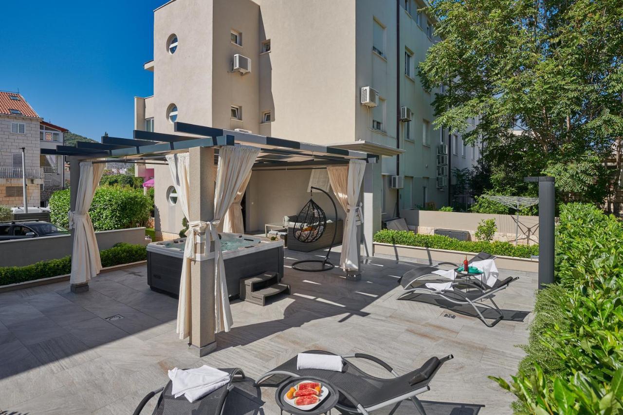 Family Apartment Dubrovnik - Private Jacuzzi Terrace, Private Parking Exterior foto